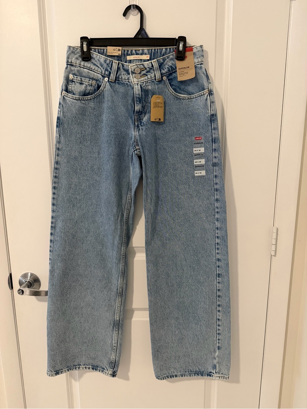 Levi's Light Blue Wide Straight Jeans